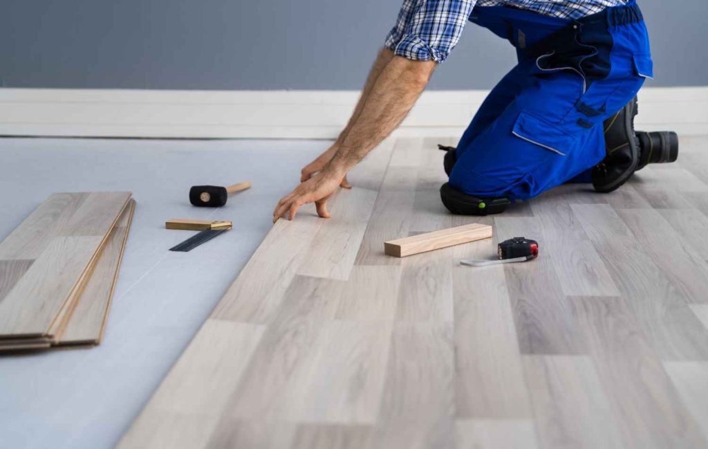 Gray parquet
